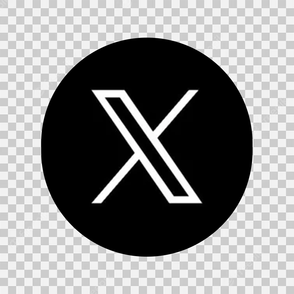 x Twitter new logo circle