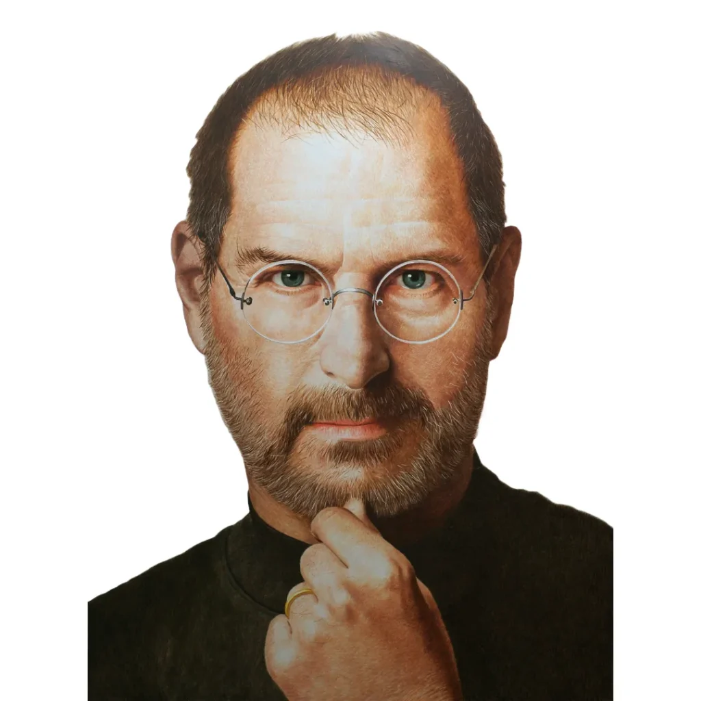 Steve Jobs Portrait PNG Download