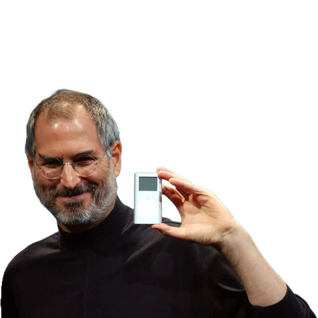 Steve Jobs with iPod