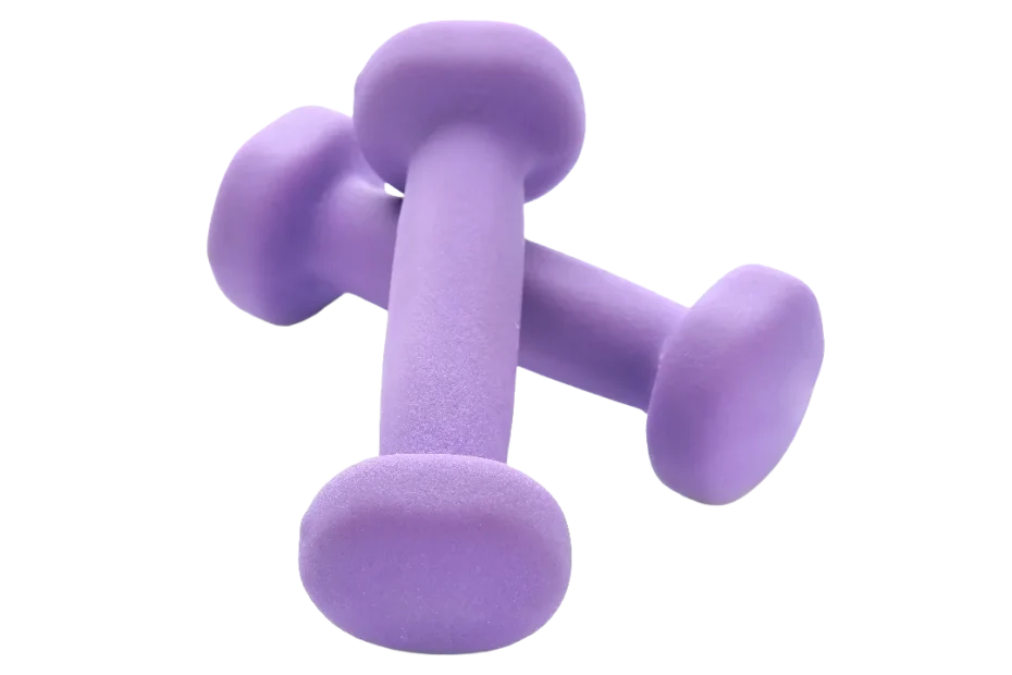 Purple Dumbbell PNG