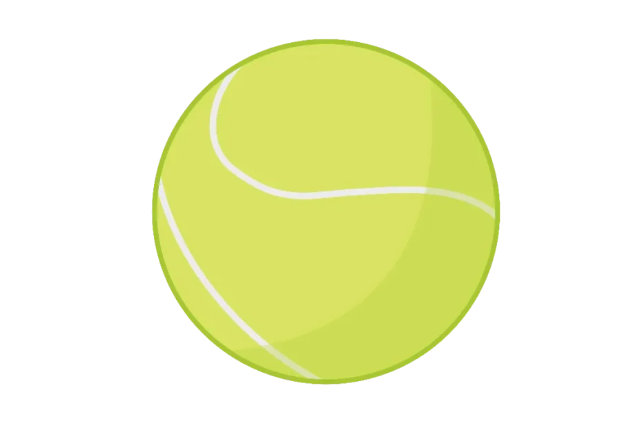 Tennis Ball Vector PNG